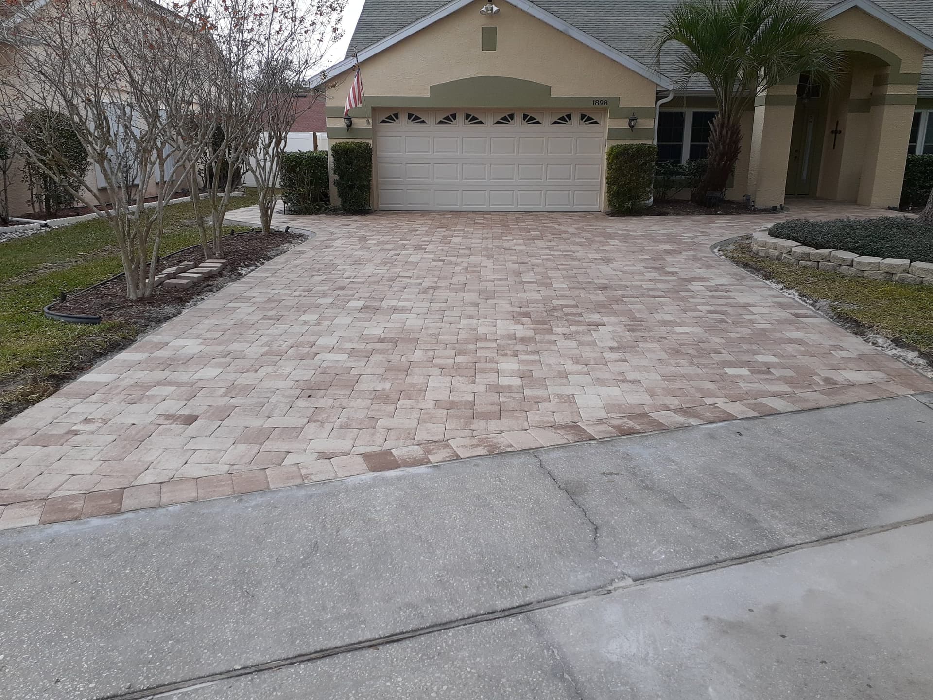 Custom pool deck installation